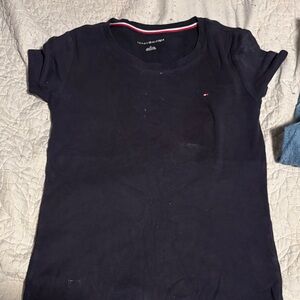 Tommy Hilfiger Dark Blue Tee with Logo